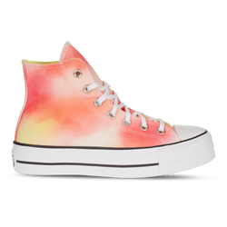 Women Shoes - Converse Chuck Taylor All Star Lift Hi - Poppy Glow-White-Light Citron