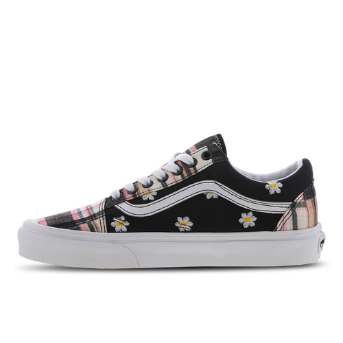 Plaid old skool vans hot sale