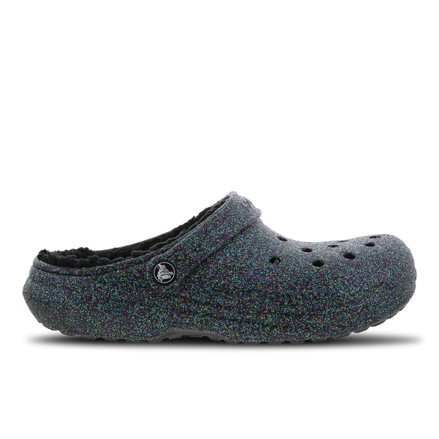 Crocs Classic Glitter Lined Clog - Women Shoes