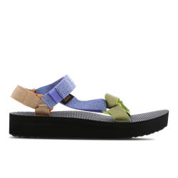 Women Flip-Flops and Sandals - Teva Midform Universal - Green-Purple-Orange