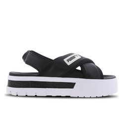 Femme Tongues et Sandales - Puma Mayze Sandal - Black-White