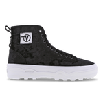 Black-True White-Crushed Velvet