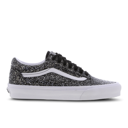 Women Shoes - Vans Old Skool - Black-True White-Silver (Shiny Party)