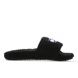 Women Shoes - Tommy Jeans Flag Pool Slide - Black-Black