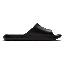 Women Flip-Flops and Sandals - Nike Victori One Slide - Black-White-Black