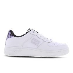 Femme Chaussures - Tommy Jeans Wild Animal Basketball - White-White