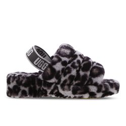 Women Flip-Flops and Sandals - UGG Fluff Yeah Slide - Stormy Grey-Stormy Grey