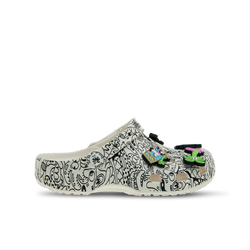 Women Flip-Flops and Sandals - Crocs Classic Crush Clog - White-Black