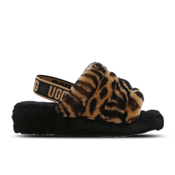 Women Shoes - UGG Fluff Yeah Animalia - Light Butterscotch-Black