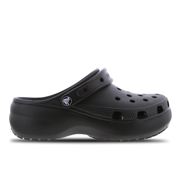 Crocs Classic Platform - Women's Outdoor Sandals - Black / Black - 206750-001