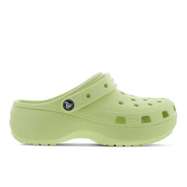 Crocs Women's Classic Platform Clog W in Celery - 206750-335