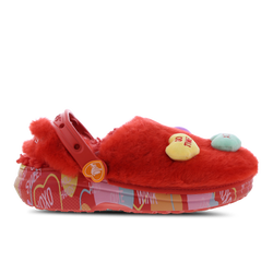 Women Shoes - Crocs Classic Sweethearts Fur Sure - Red-Red