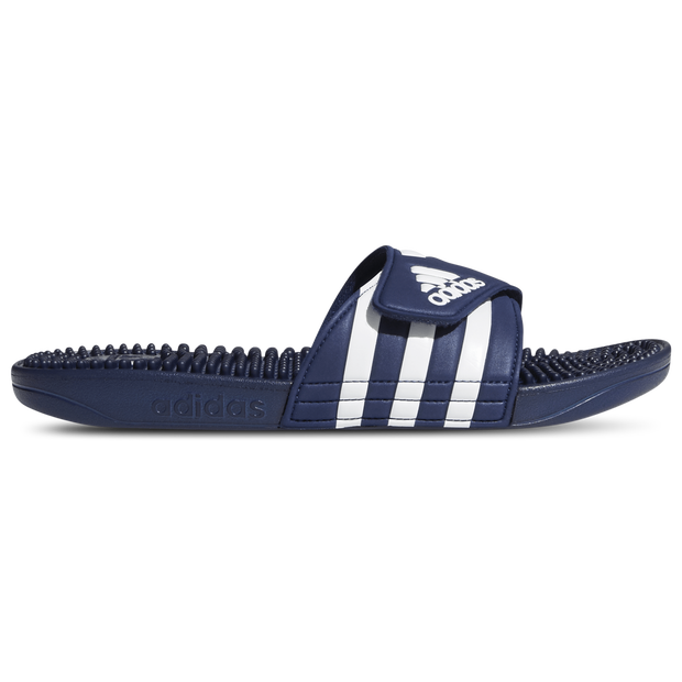 Adidas Adissage Slide Slippers en Sandalen Dames - Blauw - Maat 36 2/3 - Mesh/Synthetisch