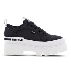 Women Shoes - Buffalo Raven Low - Black-White