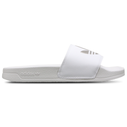 Women Flip-Flops and Sandals - adidas Adilette Slide - White-Matt Silver