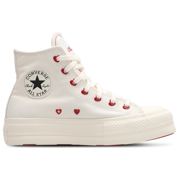 Converse Ctas Lift Hi Femme - Baskets, Blanc - Pointure 35 - Toile - Foot Locker