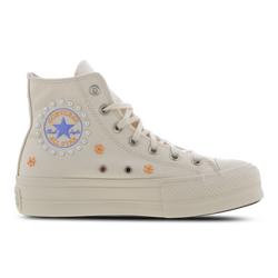 Dames Schoenen - Converse CTAS Lift Platform High - Natural Ivory-Royal Pulse