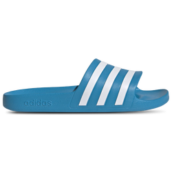 Dames Slippers en Sandalen - adidas Adilette Aqua Slides - Solar Blue-Cloud White-Solar Blue