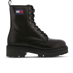 Women Shoes - Tommy Jeans Lace Up - Black-Black