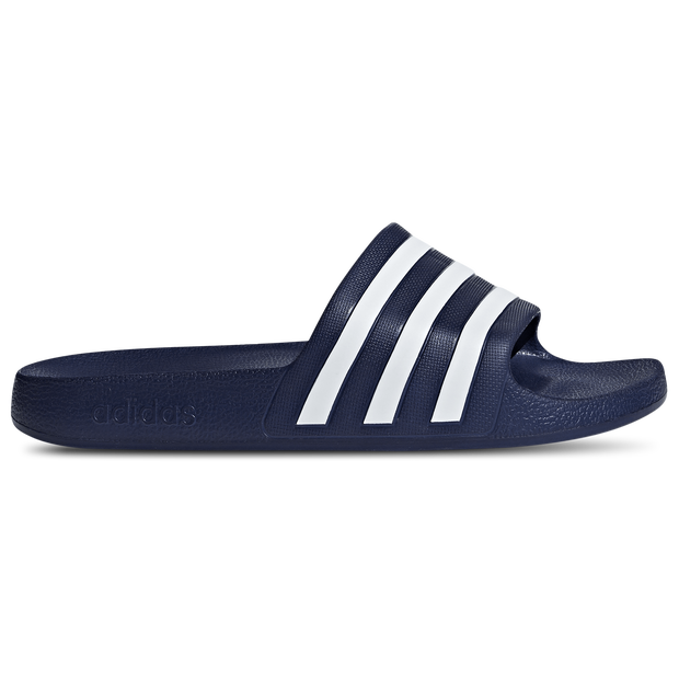 Adidas adilette Femme - Tongues et Sandales, Bleu - Taille 36 2/3 - Maille/synthétique