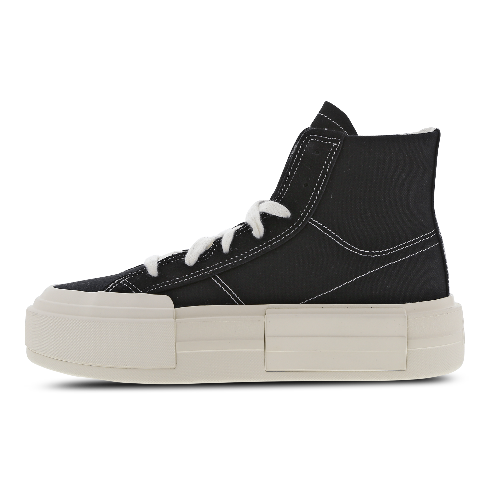 Black converse sale high tops footlocker