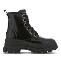 Women Shoes - Buffalo Aspha Lace Up Hi - Black-Black