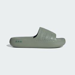 Women Flip-Flops and Sandals - adidas Adilette Ayoon Slides - Silver Green-Collegiate Green-Silver Green
