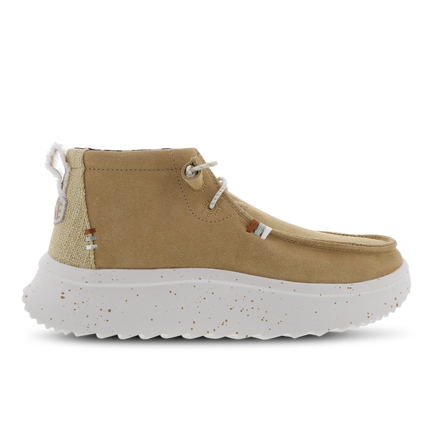 Image of HEYDUDE Suede female Scarpe - Beige - Scamosciato - Foot Locker035