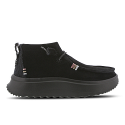 Damen Schuhe - HEYDUDE Wendy Peak Hi Suede - Black-Black