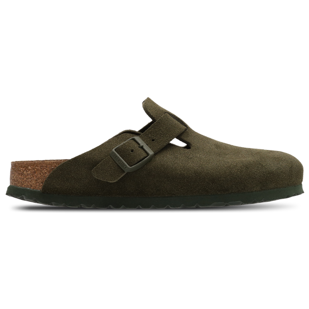 Birkenstock Boston Donna - Infradito e sandali Verde - Taglia 36 - Scamosciato