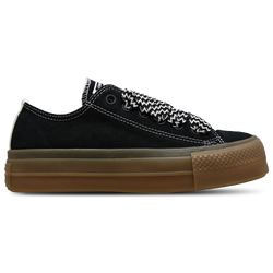 Converse negras plataforma foot locker best sale