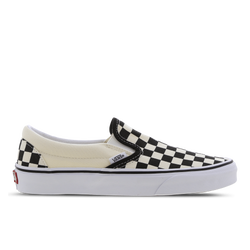 Women Shoes - Vans Slip On Checkerboard - Black-Checkerboard-White