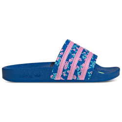 Dames Slippers en Sandalen - adidas Adilette X Kseniaschnaider Slides - Blue-True Pink