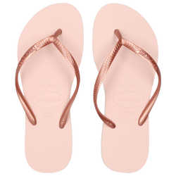 Femme Tongues et Sandales - Havaianas Slim Square - Ballet Rose-Ballet Rose