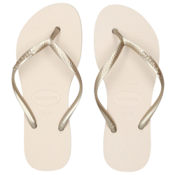 Damen Flip-Flops and Sandals - Havaianas Slim Flatform - Beige-Beige