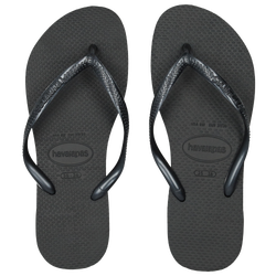 Women Flip-Flops and Sandals - Havaianas Slim - Black-Black