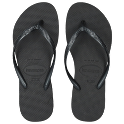 Femme Tongues et Sandales - Havaianas Slim Flatform - Black-Black