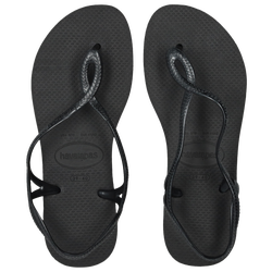 Damen Flip-Flops and Sandals - Havaianas Luna - Black-Black