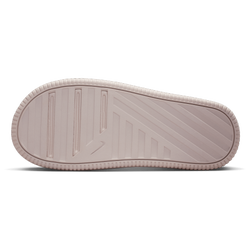 Mujer Sandalias y Flip-Flops - Nike Calm Elevation Fur Slides - Silt Red-Malt