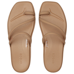 Women Flip-Flops and Sandals - Crocs Miami Toe Loop Sandal - Milk Chocolate-Milk Chocolate
