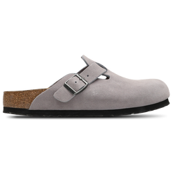 Dames Slippers en Sandalen - Birkenstock Boston Suede - Lavender Sky-Lavender Sky