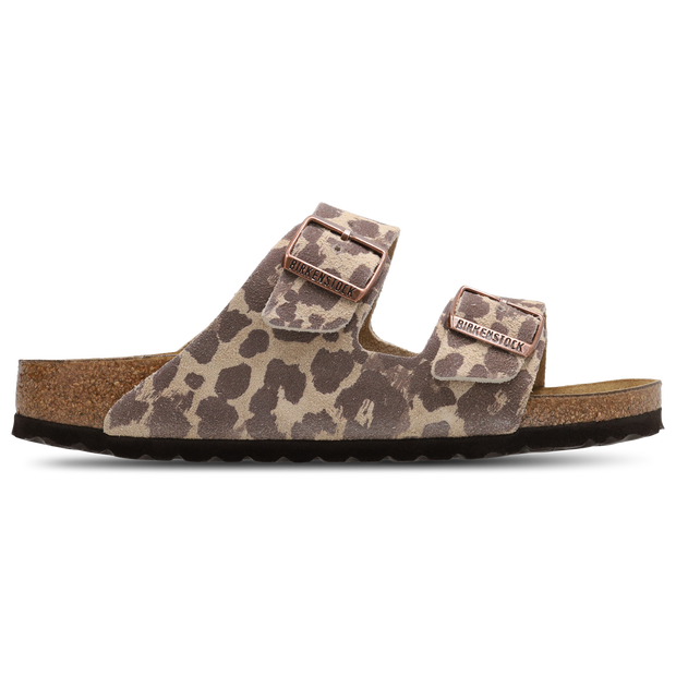 Birkenstock Suede Women Flip-Flops and Sandals - Brown