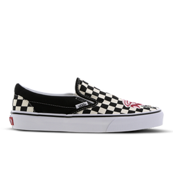 Women Shoes - Vans Ua Classic Slip-On - Black-Black-White