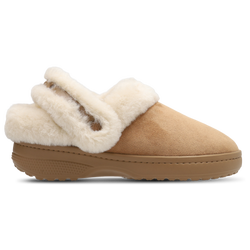 Women Flip-Flops and Sandals - Crocs Unfurgtble Vegan Suede Clog - Sepia-Sepia