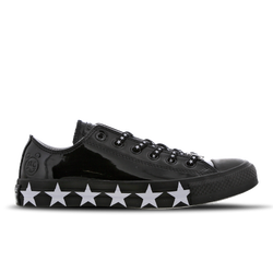 Women Shoes - Converse Chuck Taylor All Star X Miley Cyrus Low Patent - Black-White
