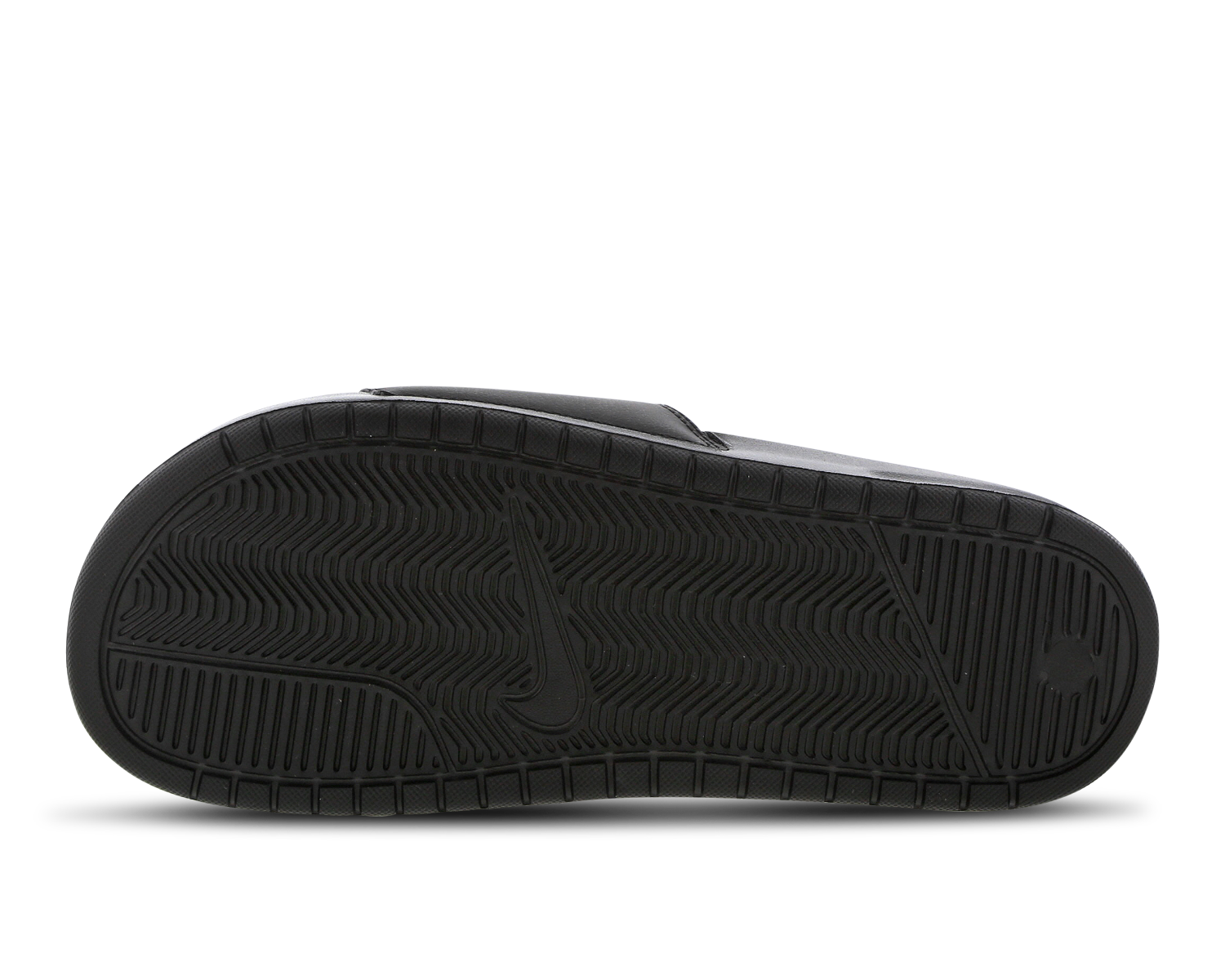 nike benassi slip womens black