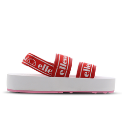 Women Flip-Flops and Sandals - Ellesse Giglio #1 - Flame Scarlet-White