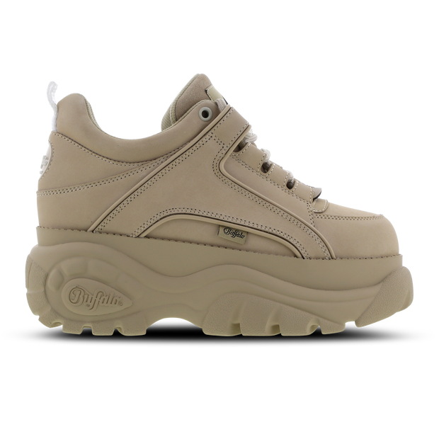 Buffalo London Classic Dames Schoenen White Nubuck Foot Locker