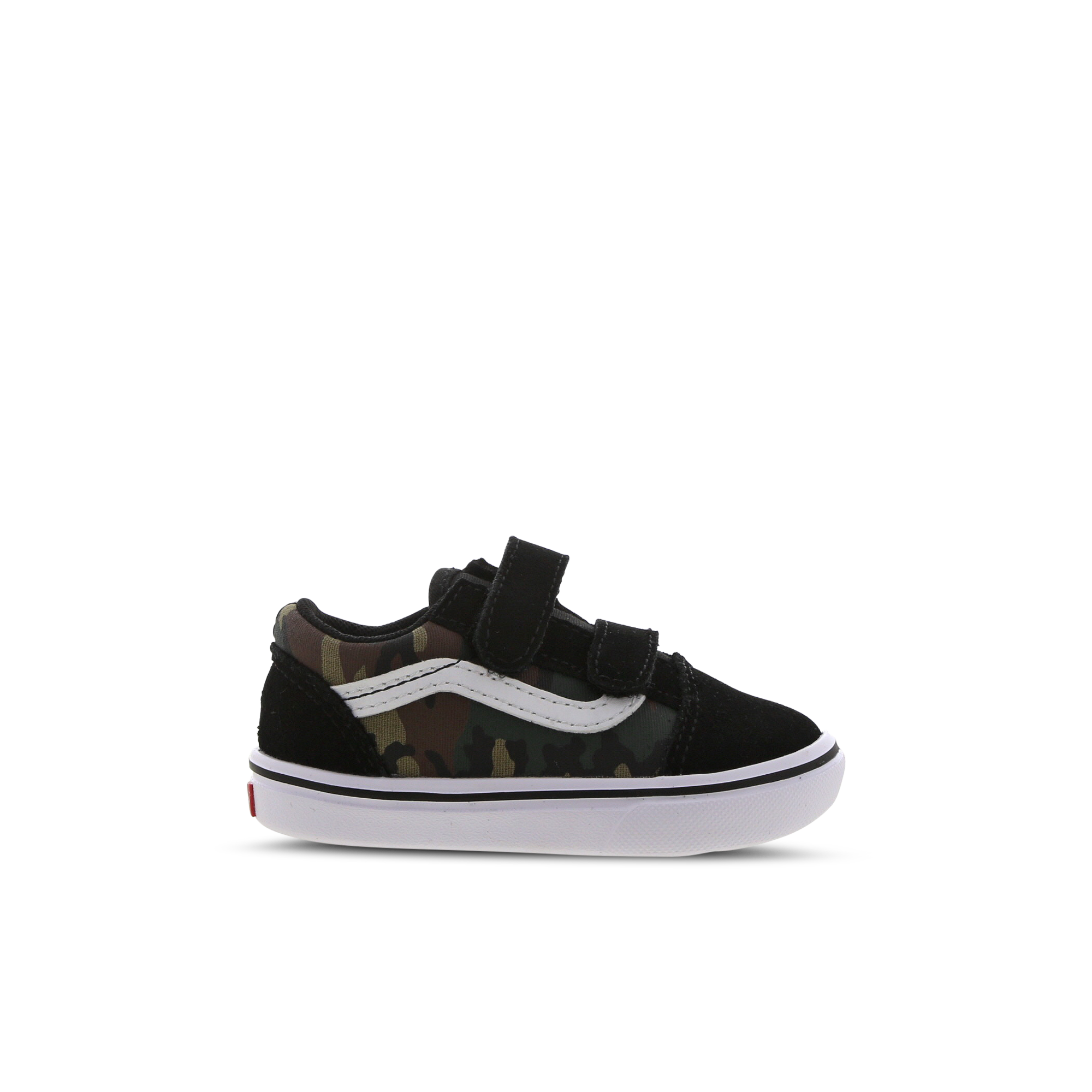 vans old skool woodland camo & black skate shoes