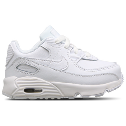 Baby Shoes - Nike Air Max 90 - White-White